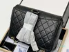 Designer- Diamant Art Design Flap Bag Fashion Leather Buckle Ladies Hoogwaardige handtas 28cm238v
