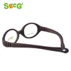 SECG Myopia Optical Round Children Glasses Frame Solid TR90 Rubber Diopter Transparent Kids Glasses Flexible Soft Eyewear 2103232178944