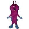Хэллоуин фиолетовый насекомый талисман костюм топ качество настроить мультфильм аниме тема персонаж персонаж взрослый размер рождественские платья рождества