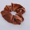 Corduroy Scrunchie Elastic Hair Bands Party för Kvinnor Flickor Ponytailhållare Scrunchies Soft Hairties Tillbehör Huvudbonader