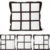 新しい枕カセットデジタル印刷ピローケース数独白と白の正方形の枕カセットDIYクッションスローソファサドルカバーのカスタマイズEWE