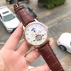 스위스 시계 PH01 자동 운동 42mm 남자 손목 시계 대형 플라이휠 합금 시계 2 색