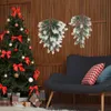 Dekorative Blumen Kränze Künstliche Tannennadeln Zweig Simulation Requisiten Hause Hochzeit Dekoration Weihnachten Anhänger Festival Party Plasti