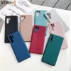 Cassa del telefono in silicone color caramella per huawei p30 lite pro p20 p10 p smart plus z 2019 cover posteriore in tpu morbido opaco