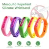 Nouveaux enfants Bracelet anti-moustique Bracelet d'huile végétale Capsule Bande Pest Control Killer Bracelet en silicone EWF7694