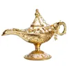 ALADDIN LAMP Traditionell ihålig saga Magic Aladdin Ing Lamp Tea Pot Retro Home Decoration Accessories X0710343B