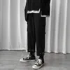 Pantaloni casual Ulzzang tutto-fiammifero Tasche larghe Vita elastica Solido Semplice Plus Size 3XL Ins Mens regolabile Stile coreano Harajuku Y0811