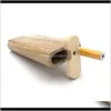 Andere Accessoires Haushaltsdiverses Hausgarten Drop Delivery 2021 Pfeifenset Handgefertigter Holz-Dugout mit Bagger Aluminium One Hitter3253546