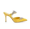 Sandals femmes habille chaussures pompe sands sandales strass hauts talons lurum cristal-mmules en saties sexy