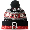 Custom beanie hat with top ball/beani pom pom/machine knit acrylic beanie cap