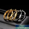 Brand Earrings For Women Fashion Jewelry Gift Wholesale Trendy 2 Colors Gold Color Stainless Steel Hoop Earrings Factory price expert design Quality Latest Style