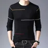 Wool Sweater Men Brand Clothing Autumn Winter Arrival Slim Warm Sweaters O-Neck Pullover Men Top 211008