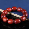 Beaded Strands 20mm Nice Natural Red Sandalwood Bracelet For Cool Man And Fashion Trum22