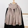 2021 Autumn Winter Women Houndstooth Scarf Warm Lattice Scarves For Ladies Shawls Wraps Casual High Quality Scarves