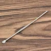Argento acciaio inossidabile Earpick alta durezza Nail Wax Dabber Tool Durable Dry Herb Vaporizer Pen Dab Tools