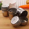 5 * 7 cm stal nierdzewna shaker shaker słoik cukru pieprz docierania do przechowywania butelki bbq piknikowe magazyny słoiki