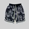 Harajuku Streetwear Shorts Men Bandana Pattern Fashion Summer Hip Hop Casual Bottoms Elastic Wais Man Pants