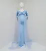 2021 Maternity Dresses Photography Props Shoulderless Pregnancy Long Dress For Pregnant Women Maxi Gown Baby Showers Photo Shoot