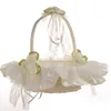 Party Dekoration Western-Style Wedding Supplies Lace Fabric Flower Basket Bridesmaid's Hand Hall