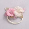A961 Europe Baby Girls Floals Headband Kids Flowers Crown Photography Props Hair Band Artificial Flower Nylon Hairband Accessory
