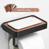 Bagno Portarotolo per carta igienica Portacellulare in rame Portavassoio in pelle bovina Scaffale per WC Porta asciugamani Scatole per fazzoletti 210320