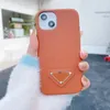 P Brev Triangle Designer Telefon Fodral för iPhone 13 Mini 13Pro 12 PRO 11PRO X XS Max XR 8 7 Plus SE Leather Skin Shell Defender Cover 8 färger