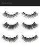 3 Pairs Magnetic Eyelashes False Lashes Liquid Eyeliner Tweezer eye makeup set 3D magnet No Glue Need free ship 3 set