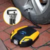 디지털 자동차 타이어 풍선 펌프 자동 휴대용 공기 압축기 자동차 휠 타이어 전기 12V 미니 타이어 팽창기