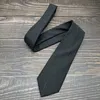 Bow Ties Classic 8 cm svart slips för män Kvinnor Formella affärsbröllopsläckar av hög kvalitet klänning för män