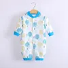 Infantil Bebê Romper Jumpsuits 0-12 Meses Meninas Recém-nascidas Meninas Boysies Kids Luxo Roupas de Algodão Crianças Boutique Roupas Babykleidung Primavera Verão Outono Inverno