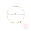 Party Decoration Gold White Wedding Balloon Circle Birthday Arch Support Kit Bow Balloons Stand Decor 1-2.5m Baloon