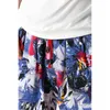 Kwiat Drukuj Męskie Spodnie Casual Długosz Baggy Ołówek Spodnie Mężczyźni Oddychający Harajuku Streetwear Oversize Spodnie Bawełniane spodnie dresowe 210524