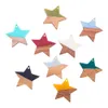 18pcs/box Star Wood Resin Charms Jewelry Findings Earring Necklace Bracelet Pendants Handmade DIY Accessories