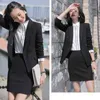 High-quality professional women's skirt suits feminine casual office overalls fashionable ladies jacket Elegant 210527