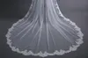 Свадебные вуали 3 -метровые соборная кружевная вуали Один слой длиной невесты Свадебные аксессуары 2023 Мариб Новые