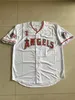 Koszulka Shohei Ohtani Vintage Special 2001 Grey Pinstripe Turn Back LONGBALL Strike 17 Patch 2019 Pseudonim Czerwony Biały Czarny Granatowy Rozmiar fanów gracza S-3XL