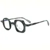 Männer optische Gläser Marke Designer Brillengestelle Frauen Mode quadratisch rund kleine Brillengestell Personalisierung Vintage Myopie Brille handgefertigte Brillen