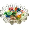 24pcs Decoration Murano Style Vintage Kids Party Colorful Crafts Gift Festival Protected Glass Candy Sweets Ornament H1102679403