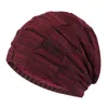 Solid Color Hip hop Knit Beanie Hat Men Winter Hats Boy Warm Plus Velvet Thicken Hedging Cap Skull