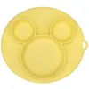 NUOVOSet di stoviglie per bambini in silicone Set di stoviglie per bambini Ciotola per bambini Piatto per bambini Piatto per bambini Ciotola per addestramento del bambino Cucchiaio Forchetta Forniture per bambini RRD11636