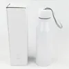 2 kolory 450ml Sublimacja Butelka Wody Ze Stali Nierdzewnej Izolowane Butelki Dla Dzieci Home Travel Portable Tumbler