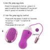 Nxy ägg himall lila / svart kula vuxen leksaker vibratorer trådlös fjärrkontroll ägg sex produkt för kvinnor 1124