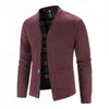 Swetry Płaszcze Mężczyźni Zima Grubsze Knitled Cardigan Sweterkownie Slim Fit Mens Dzianiny Ciepłe sweter Kurtki Mężczyźni Dzianiny Odzież 211221