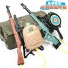 Summer children swimming backpack water gun Space Style Toddler Toys Pulled by 4 Fingers Easy Pull Trigger Designed for 2-7 years old kids