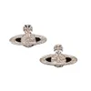 Boucles d'oreilles Sr20 impératrice douairière style Nana avec accessoires mode fille, boucles d'oreilles polyvalentes en métal diamant 6681118