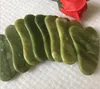 100 pz a forma di cuore Naturale xiuyan pietra giada Guasha gua sha Bordo massaggiatore per la rottamazione terapia rullo di giada
