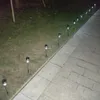 10 stücke 5w Hohe Helligkeit Solar Power LED Rasenlampen mit LampeShadessun Edelstahlgarten Outdoor Lights Korridor Straße Licht Beleuchtung Dropshipping von uns