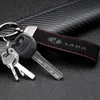 Keychains Creative Car logo lederen sleutelhanger roteren 360 graden metalen sleutelhanger voor Lada Granta Kalina Largus Samara Priora Vesta 009 Miri22