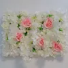 60x40 cm Witte kunstbloemen bruiloft decoratie DIY bloem wandpanelen voor huis opknoping ornament party backdrop supplies