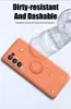 Ring Silicone Fodral för Samsung S21 Plus S20 Fe S10 S8 S9 Plus A72 A52 A32 A51 A71 Not 20 Ultra Soft Phone Cover